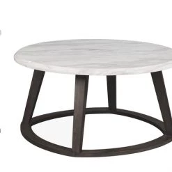 Ashley Furniture Luvoni - White/dark Charcoal Gray - Occasional Table Set (3/cn)