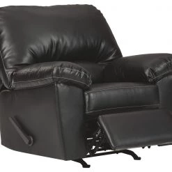 Ashley Furniture Brazoria - Black - Rocker Recliner
