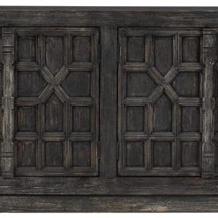 Ashley Furniture Cabinets Roseworth - Distressed Black - Accent Cabinet