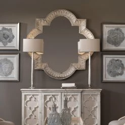 Uttermost Fiona Ribbed Mercury Glass Lamp Accessories