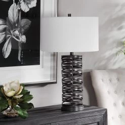 Accessories Uttermost Alita Rust Black Table Lamp