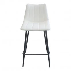 Moe's Home Collection Alibi Counter Stool Ivory-m2 Stools