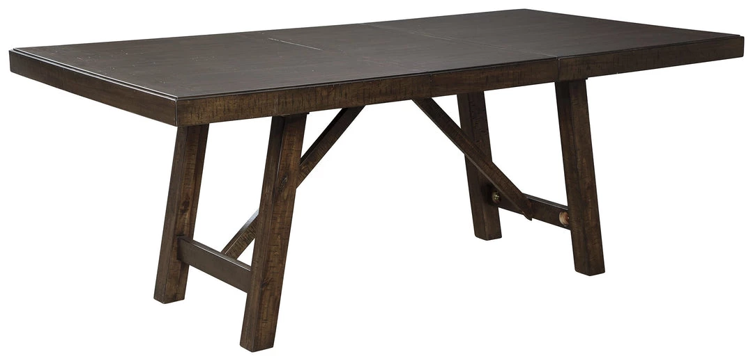 Ashley Furniture Rokane - Dark Brown - Rect Dining Room Ext Table 3 Ashley Furniture Rokane - Dark Brown - Rect Dining Room Ext Table