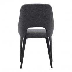 Moe's Home Collection Chairs Tizz Dining Chair Dark Grey