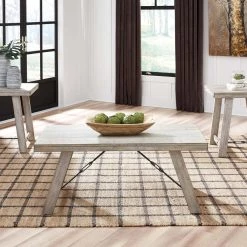 Ashley Furniture Carynhurst - Whitewash - Occasional Table Set (3/cn) 14 Ashley Furniture Carynhurst - Whitewash - Occasional Table Set (3/cn)