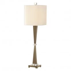 Uttermost Niccolai Antiqued Nickel Lamp