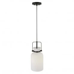 Accessories Uttermost Lansing White 1 Light Mini Pendant