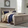 Signature Design By Ashley® Lettner - Light Gray - California Panel Bed