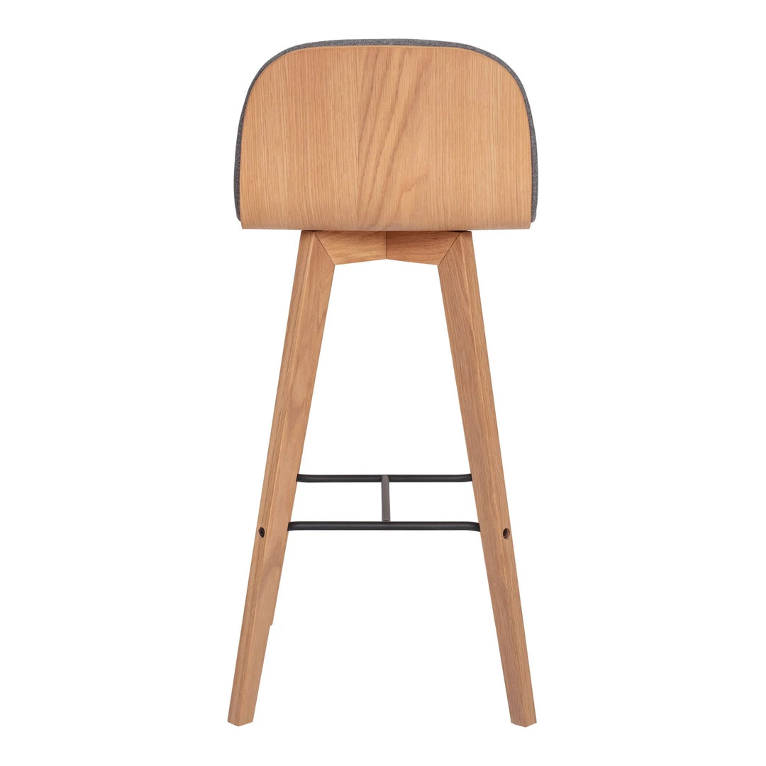 Moe's Home Collection Stools Napoli Barstool Grey 4 Moe's Home Collection Stools Napoli Barstool Grey