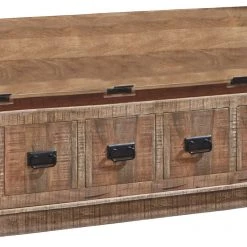 Ashley Furniture Benches Garrettville - Brown - Storage Bench