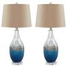 Ashley Furniture Johanna - Superior Qulity Clear - Glass Table Lamp (2/CN)