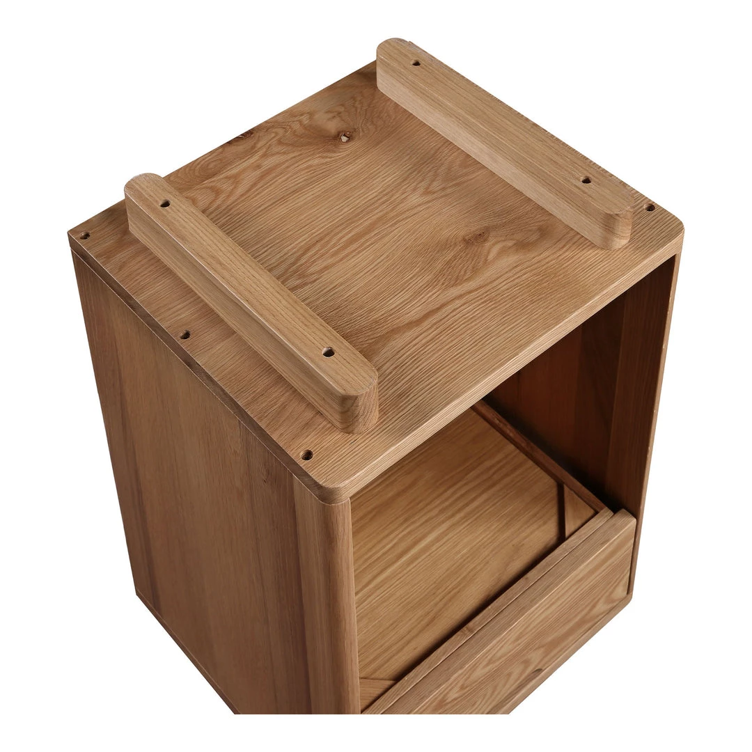 Moe's Home Collection Osamu Oak Nightstand Nightstands 4 Moe's Home Collection Osamu Oak Nightstand Nightstands