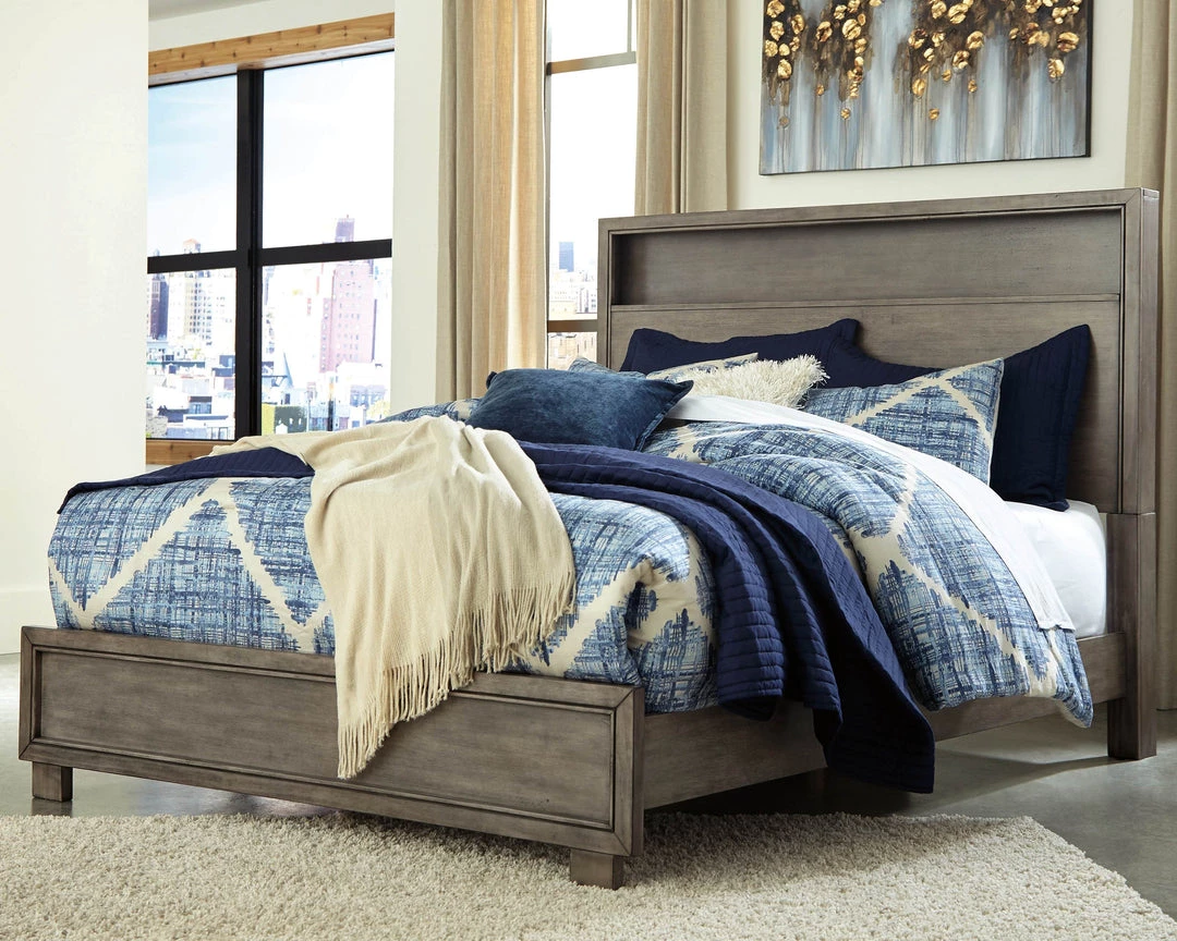 Signature Design By Ashley® Arnett - Gray - King Bookcase Bed Beds 3 Signature Design By Ashley® Arnett - Gray - King Bookcase Bed Beds