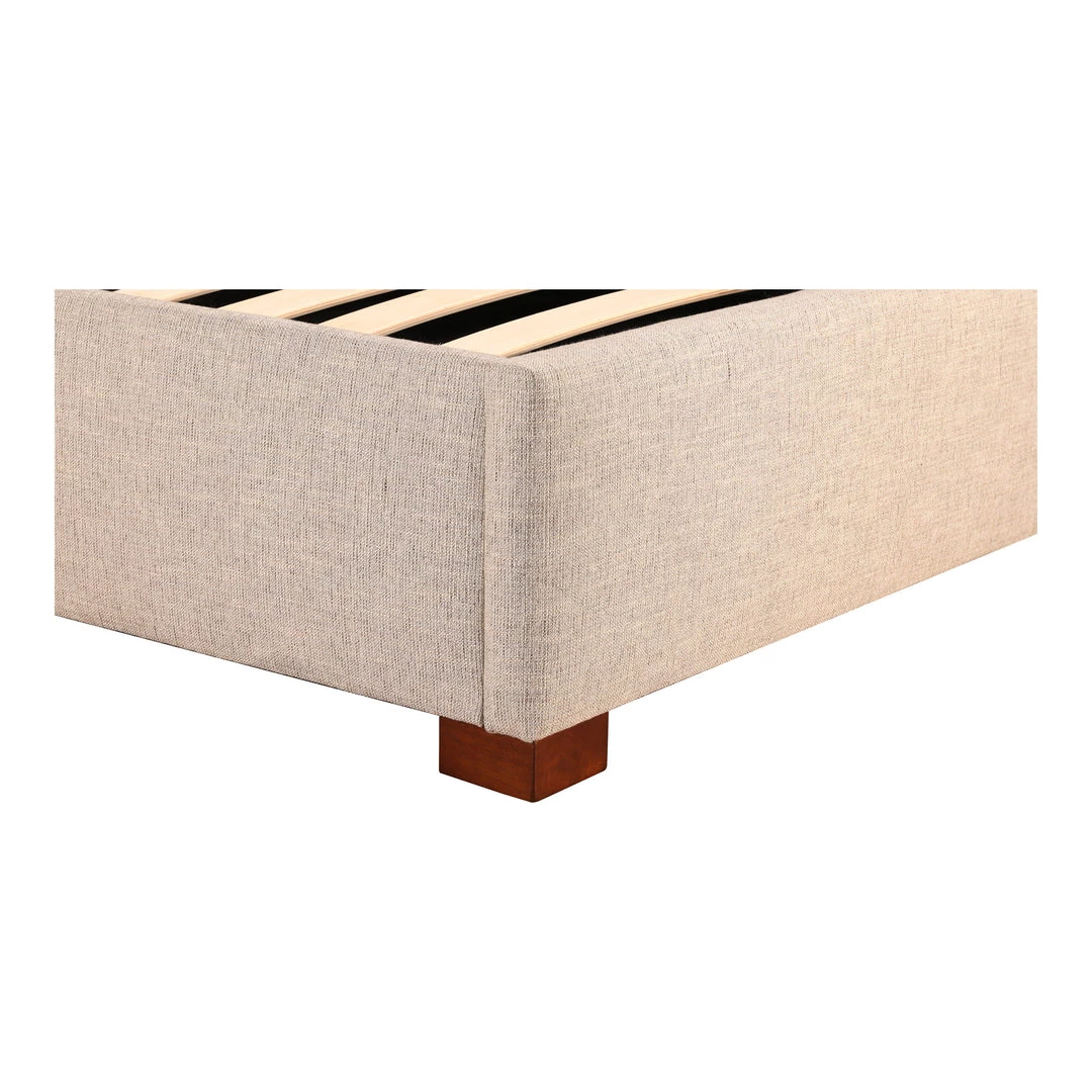 Moe's Home Collection Kenzo Storage Bed King Ecru Beds 12 Moe's Home Collection Kenzo Storage Bed King Ecru Beds