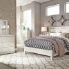 Signature Design By Ashley® Bedroom Sets Dreamur - Pearl Stipple - Dresser, Mirror, Panel Bed 2 Signature Design By Ashley® Bedroom Sets Dreamur - Pearl Stipple - Dresser, Mirror, Panel Bed