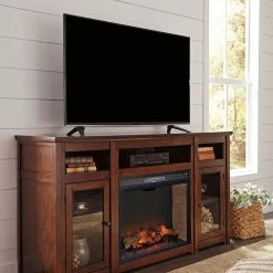 Ashley Furniture Harpan - Reddish - Best In Class TV Stand
