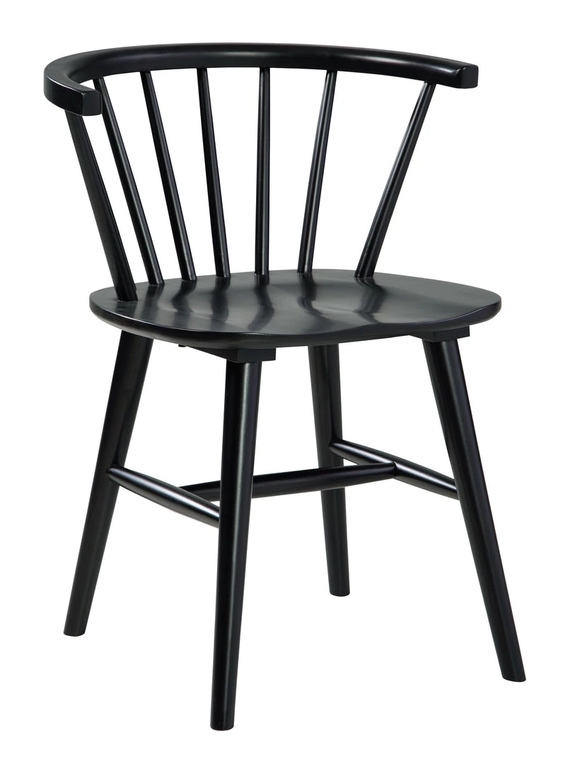 Ashley Furniture Chairs Otaska - Black - Dining Room Side Chair (2/cn) 3 Ashley Furniture Chairs Otaska - Black - Dining Room Side Chair (2/cn)