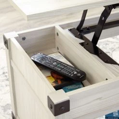 Ashley Furniture Bayflynn - Whitewash - Rect Lift Top Cocktail Table 18 Ashley Furniture Bayflynn - Whitewash - Rect Lift Top Cocktail Table