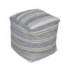 Uttermost Mesick Handwoven Gray Pouf 1 Uttermost Mesick Handwoven Gray Pouf