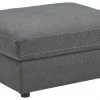 Ashley Furniture Candela - Charcoal - Oversized Accent Ottoman