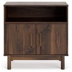 Ashley Furniture Calverson - Mocha - Accent Cabinet