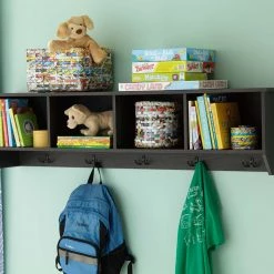 Ashley Furniture Accessories Mansi - Gray - Wall Shelf - 5-hooks