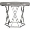 Ashley Furniture Madanere - Pearl Silver - Round Dining Room Table
