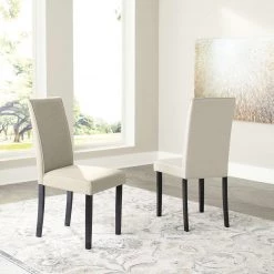 Ashley Furniture Kimonte - Beige - Dining Uph Side Chair (2/cn)
