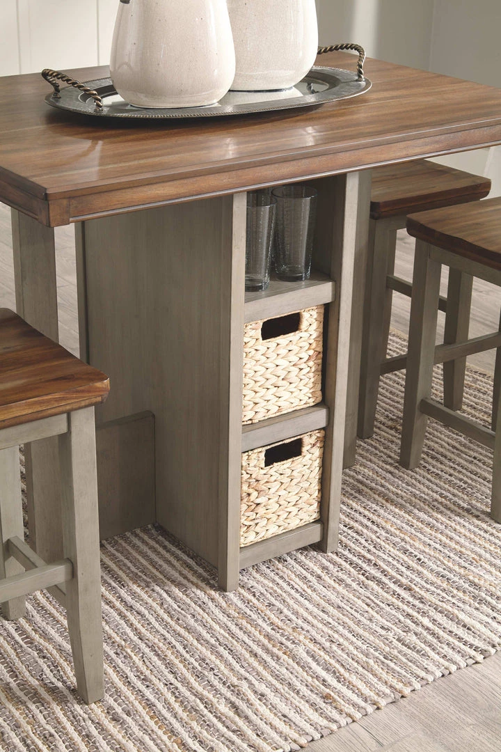 Ashley Furniture Dining Room Sets Lettner - Gray/brown - Rect Drm Counter Tbl Set(5/cn) 7 Ashley Furniture Dining Room Sets Lettner - Gray/brown - Rect Drm Counter Tbl Set(5/cn)