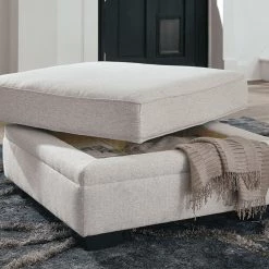 Ashley Furniture Dellara - Chalk - Ottoman With Storage Ottomans