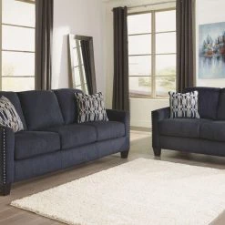 Ashley Furniture Loveseats Creeal - Blue - Loveseat 18 Ashley Furniture Loveseats Creeal - Blue - Loveseat