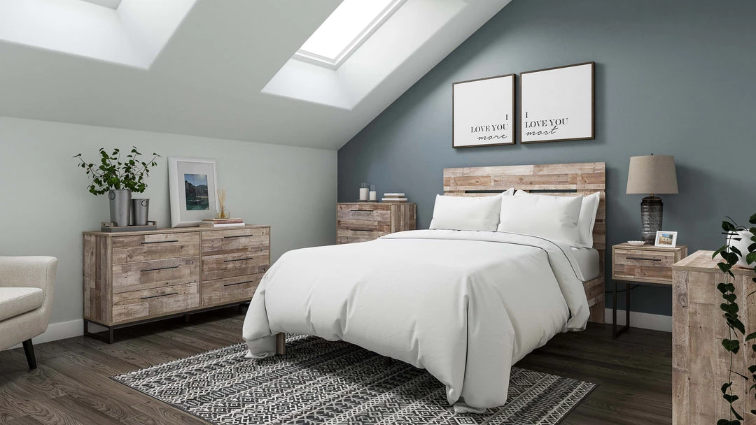 Signature Design By Ashley® Beds Neilsville - Whitewash - Full Panel Platform Bed 7 Signature Design By Ashley® Beds Neilsville - Whitewash - Full Panel Platform Bed