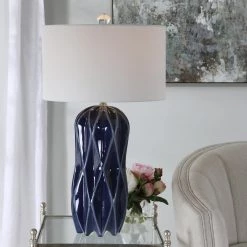 Uttermost Malena Blue Table Lamp