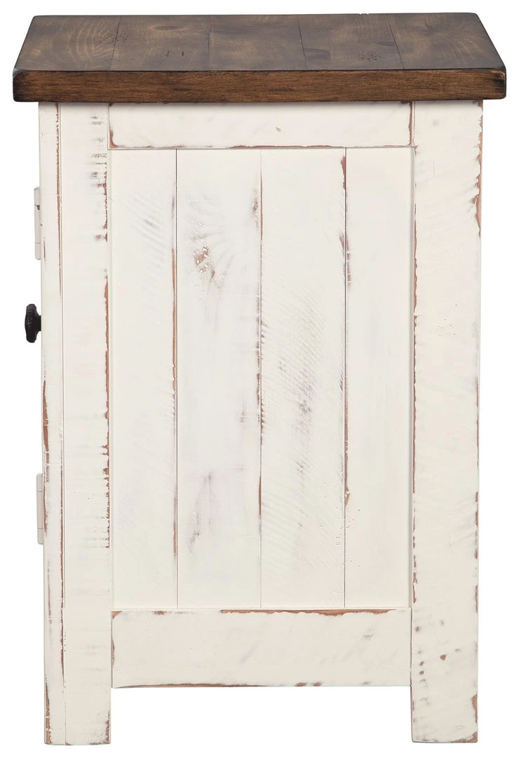 Ashley Furniture Wystfield - White/brown - Chair Side End Table Tables 9 Ashley Furniture Wystfield - White/brown - Chair Side End Table Tables