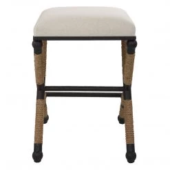 Stools Uttermost Firth Rustic Oatmeal Counter Stool