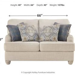 Ashley Furniture Loveseats Traemore - Pearl Silver - Loveseat 18 Ashley Furniture Loveseats Traemore - Pearl Silver - Loveseat