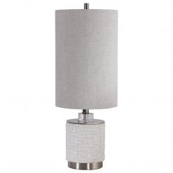 Uttermost Elyn Glossy White Accent Lamp