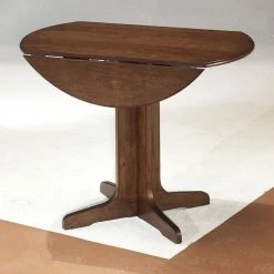 Signature Design By Ashley® Dining Room Sets Stuman - Ultimate Best In Class Round Drop Leaf Table, 2 Upholstered Side Chairs