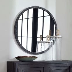 Uttermost Dandridge Round Industrial Mirror Accessories
