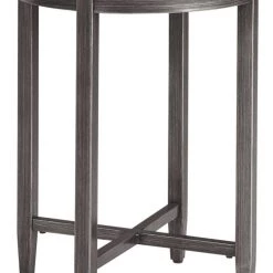 Ashley Furniture Shybourne - Gray/aged Bronze - Round End Table