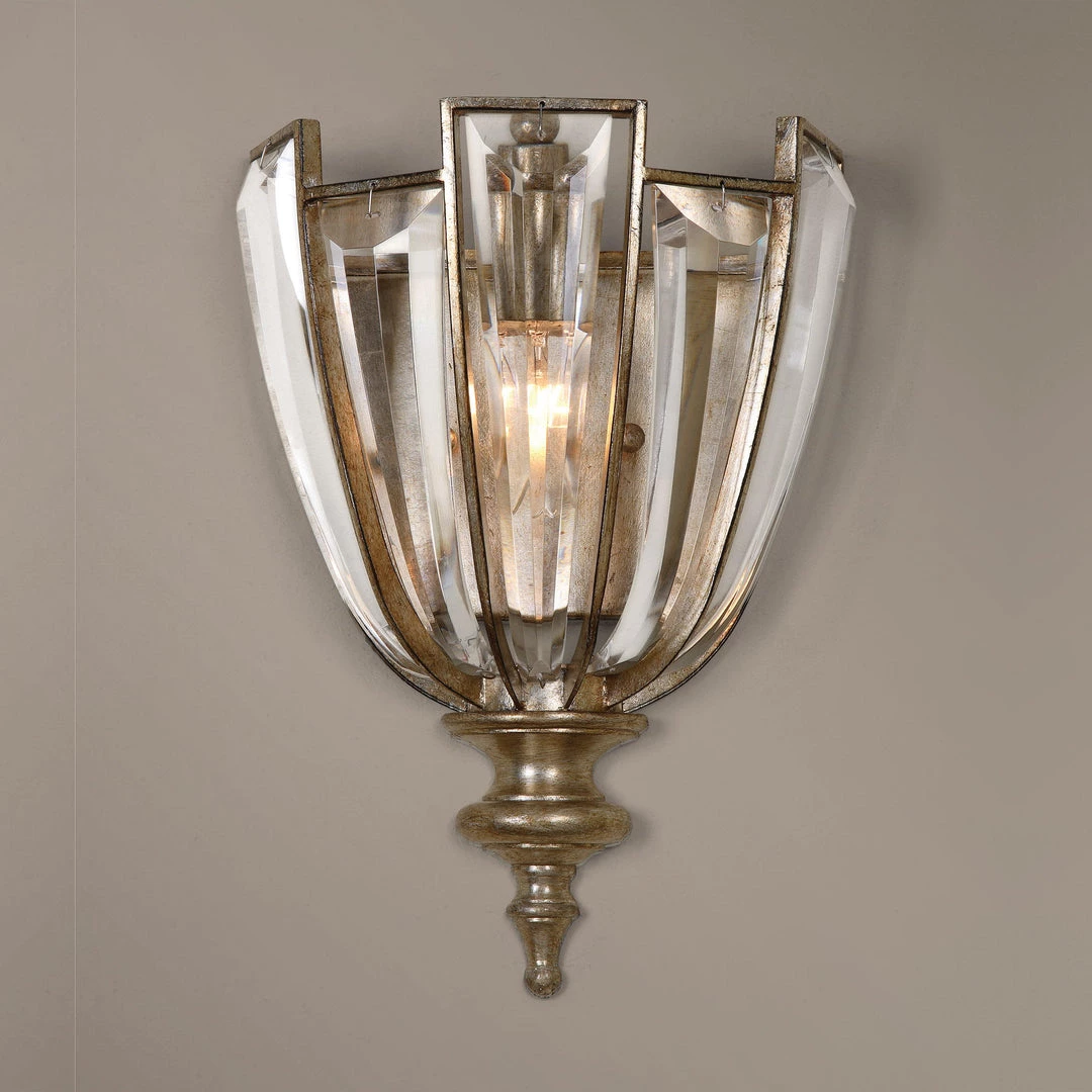 Uttermost Vicentina 1 Light Crystal Wall Sconce 4 Uttermost Vicentina 1 Light Crystal Wall Sconce
