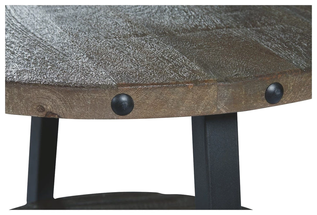 Ashley Furniture Tables Haffenburg - Medium Brown - Round End Table 7 Ashley Furniture Tables Haffenburg - Medium Brown - Round End Table