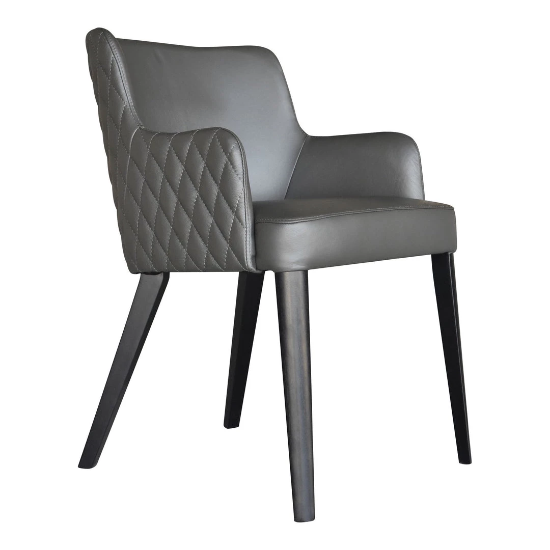 Moe's Home Collection Chairs Zayden Dining Chair Dark Grey 7 Moe's Home Collection Chairs Zayden Dining Chair Dark Grey