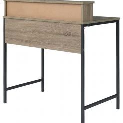 Ashley Furniture Desks Titania - Light Brown/gunmetal - Home Office Small Desk