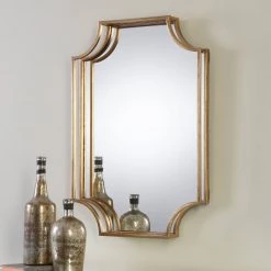 Uttermost Lindee Gold Wall Mirror