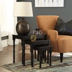 Ashley Furniture Tables Dasonbury - Black - Accent Table Set (3/cn) 11 Ashley Furniture Tables Dasonbury - Black - Accent Table Set (3/cn)