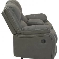 Ashley Furniture Calderwell - Gray - Dbl Rec Loveseat W/console 14 Ashley Furniture Calderwell - Gray - Dbl Rec Loveseat W/console
