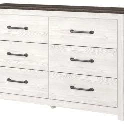 Signature Design By Ashley® Gerridan - Dresser, Mirror, Panel Bed - Set Bedroom Sets