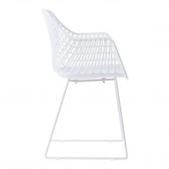 Moe's Home Collection Honolulu Chair White-m2 Chairs