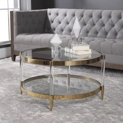 Uttermost Kellen Glass Coffee Table 9 Uttermost Kellen Glass Coffee Table